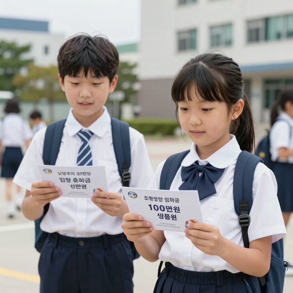 남양주시 초등학생 입학축하금 10만원 상품권 이미지