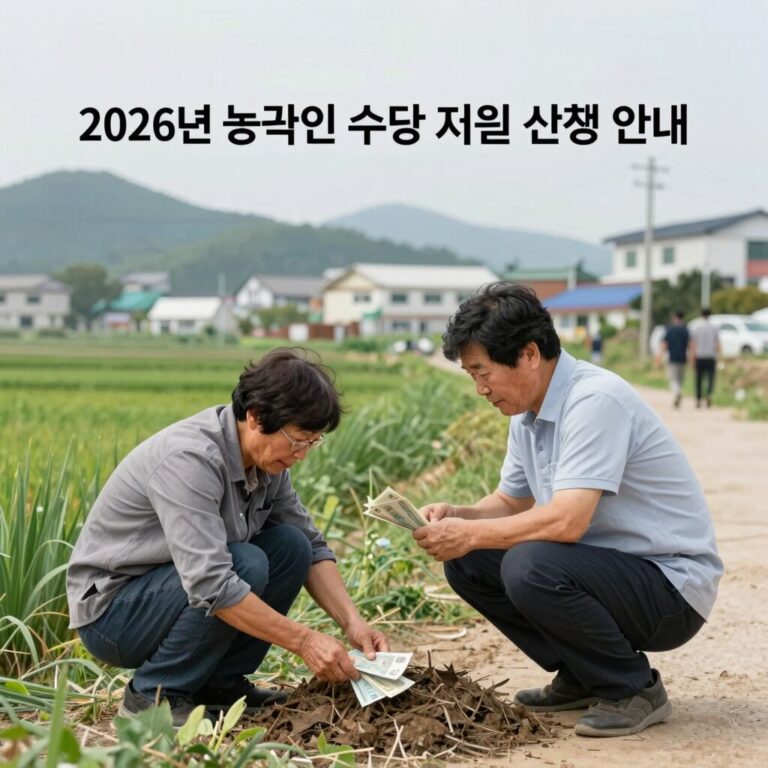 2026년 농업인 수당 지원 신청 안내 이미지