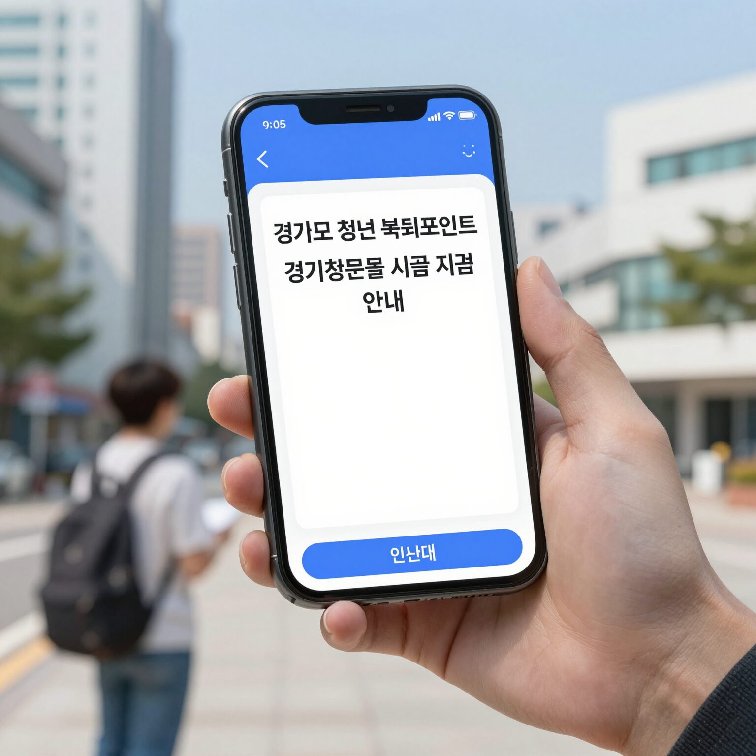 경기도 청년 복지포인트 경기청년몰 사용 화면과 포인트 지급 안내