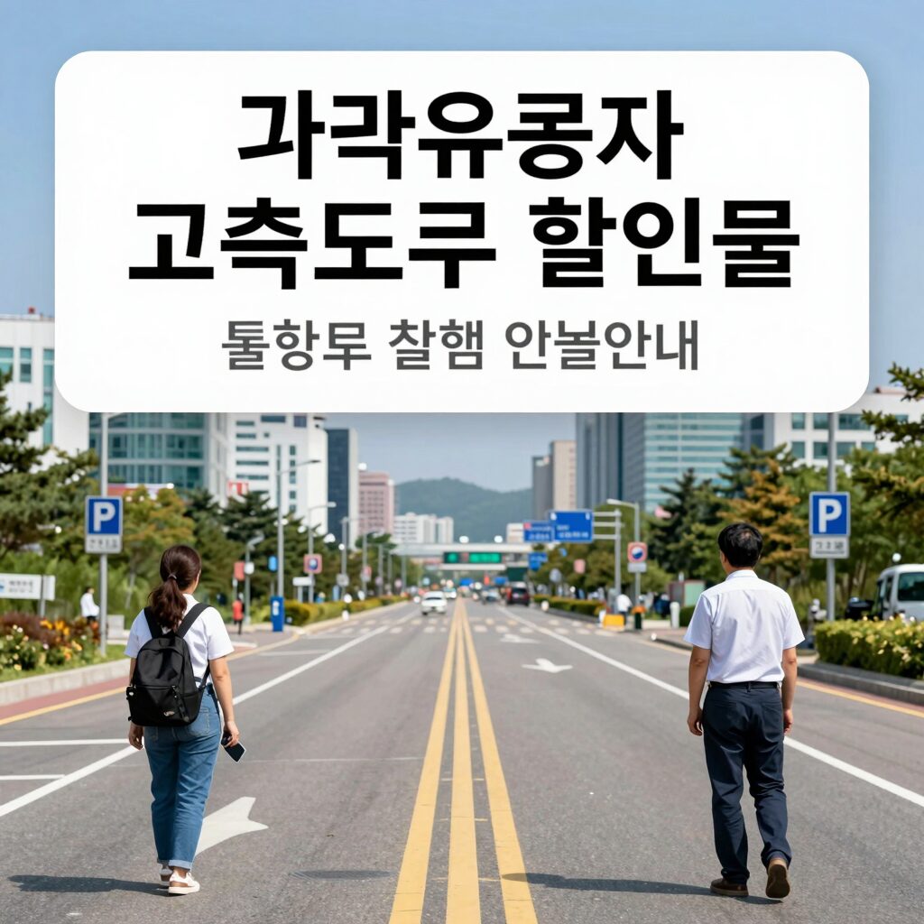 국가유공자 고속도로 통행료 감면 할인율 안내 이미지