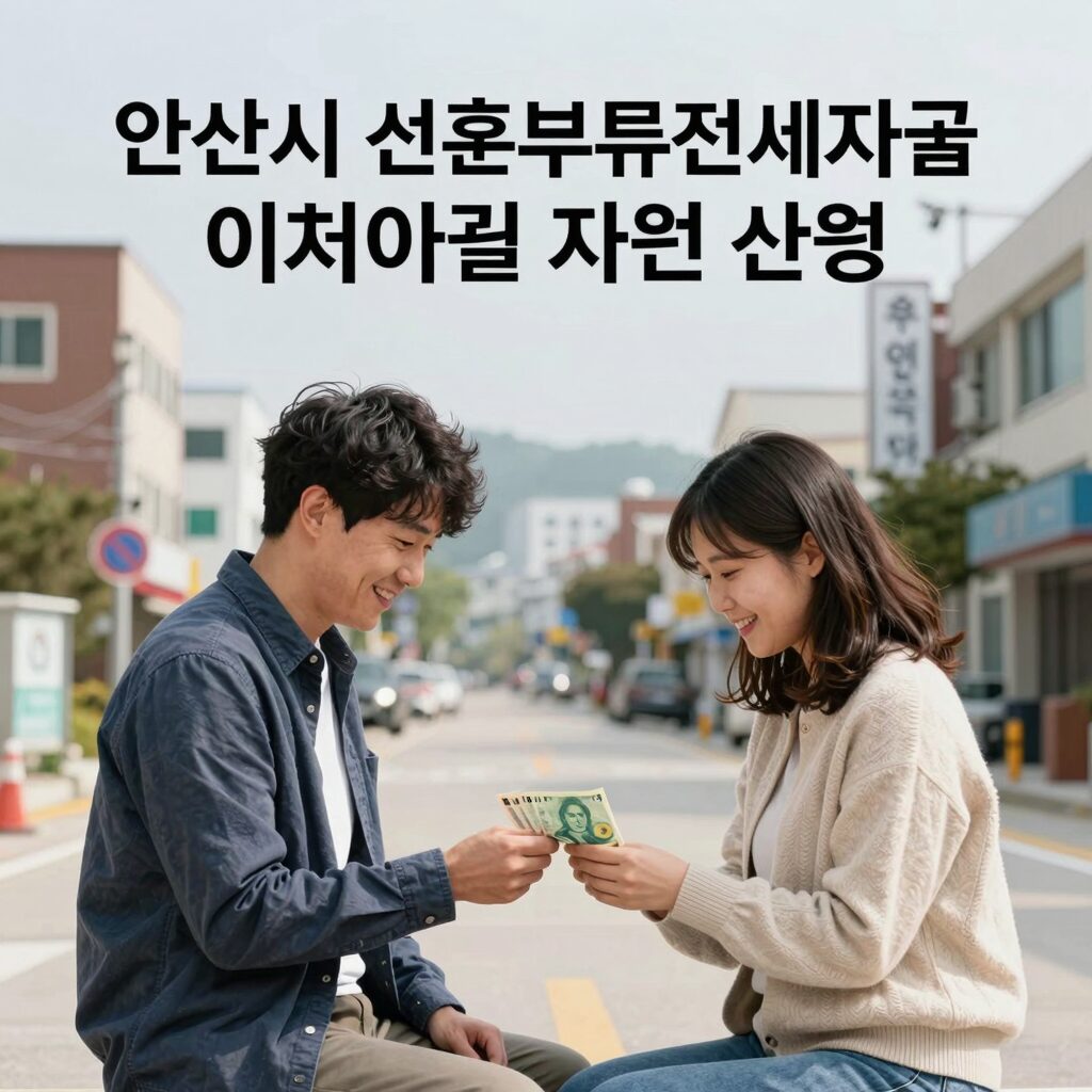 안산시 신혼부부 전세자금 대출이자 지원 사업 안내 이미지