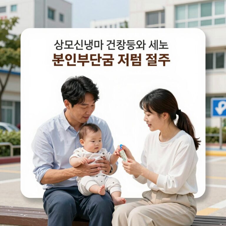산모신생아 건강관리 서비스와 본인부담금 지원 절차를 한눈에 보여주는 그림