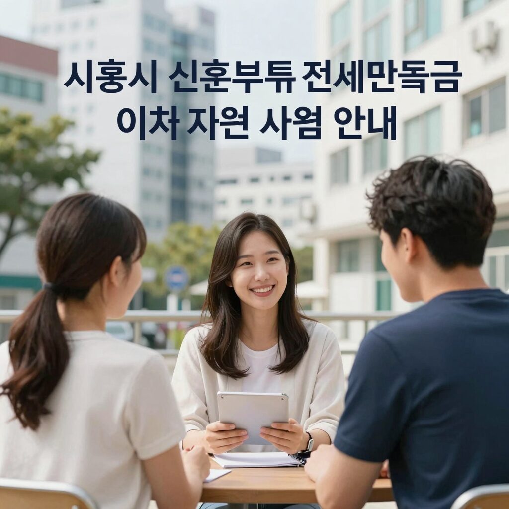 시흥시 신혼부부 전세대출금 이자지원 사업 안내 이미지