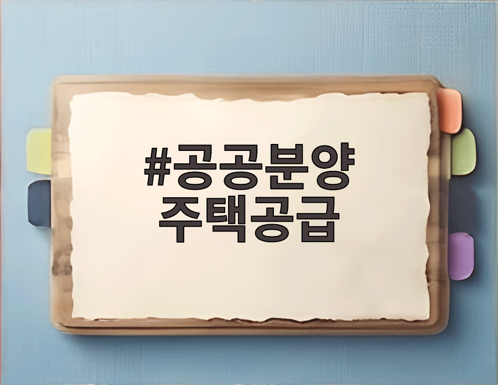 공공분양 주택공급