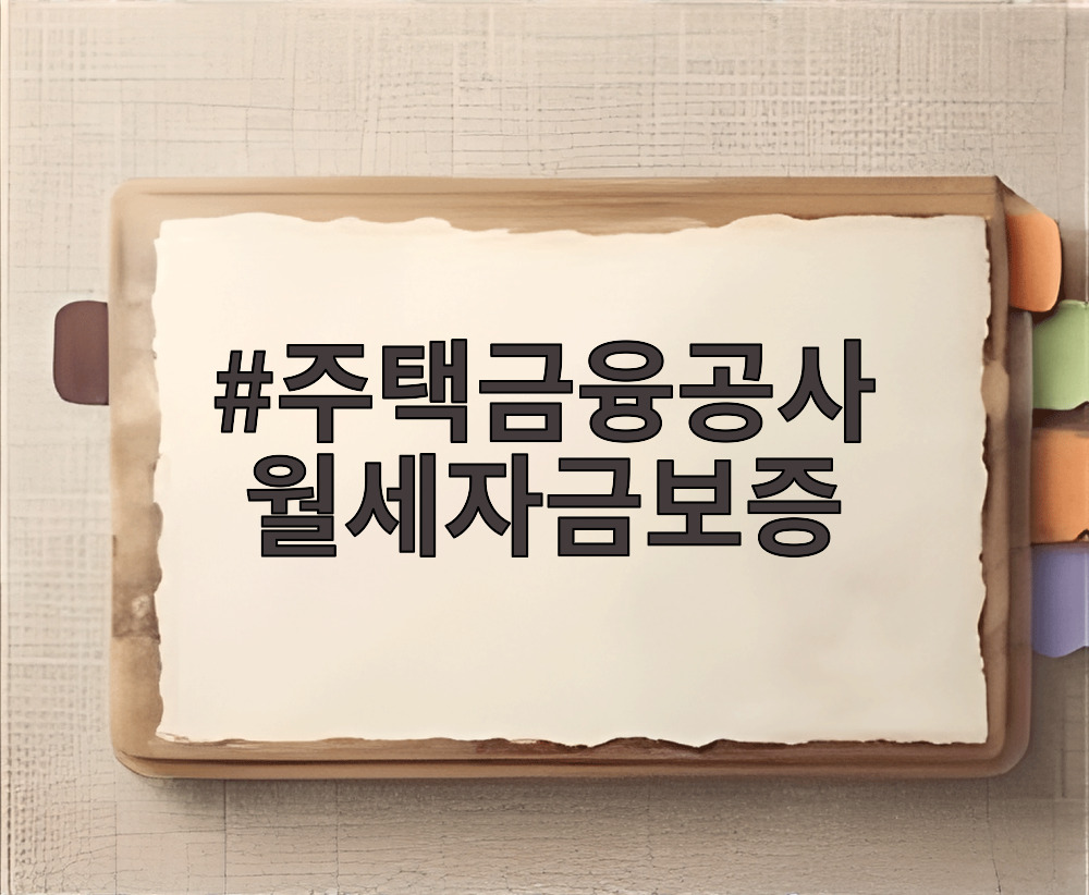 주택금융공사 월세자금보증