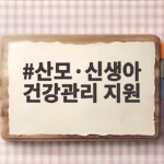 산모신생아 건강관리 지원 신청 정리 산모·신생아 건강관리 지원