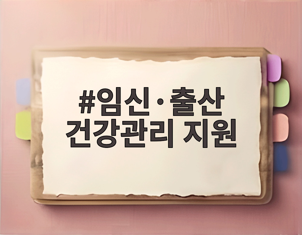 임신·출산 건강관리 지원