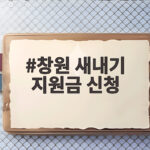 창원 새내기 지원금 신청