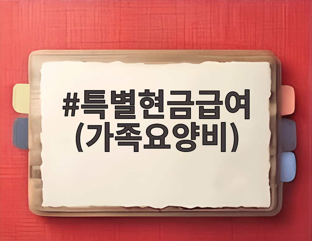 특별현금급여 (가족요양비)