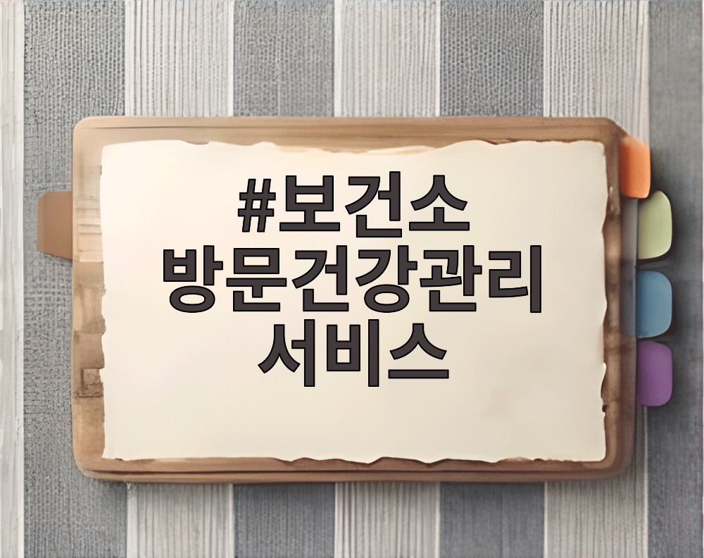 보건소 방문건강관리 서비스