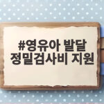 영유아 발달 정밀검사비 지원 신청 방법 영유아 발달 정밀검사비 지원