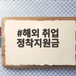 해외취업 정착지원금 신청 방법 해외 취업 정착지원금