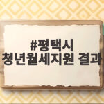 평택시 청년월세지원 결과 총정리 평택시 청년월세지원 결과