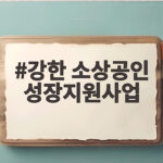 강한 소상공인 성장지원사업
