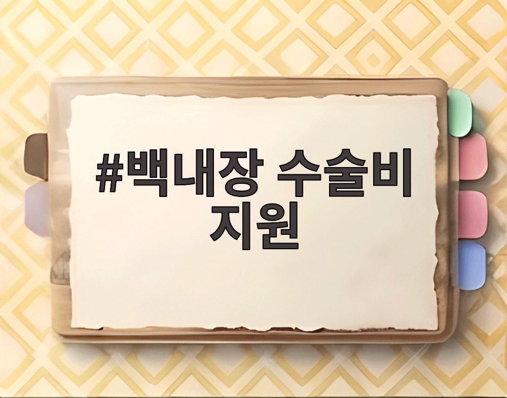백내장 수술비 지원