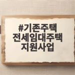 기존주택 전세임대주택 지원사업 신청 조건 총정리 기존주택 전세임대주택 지원사업