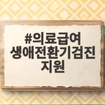 66세 의료급여 생애전환기검진 지원 의료급여 생애전환기검진 지원