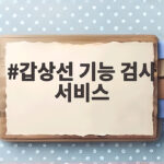 갑상선 기능 검사 서비스 신청 방법 갑상선 기능 검사 서비스
