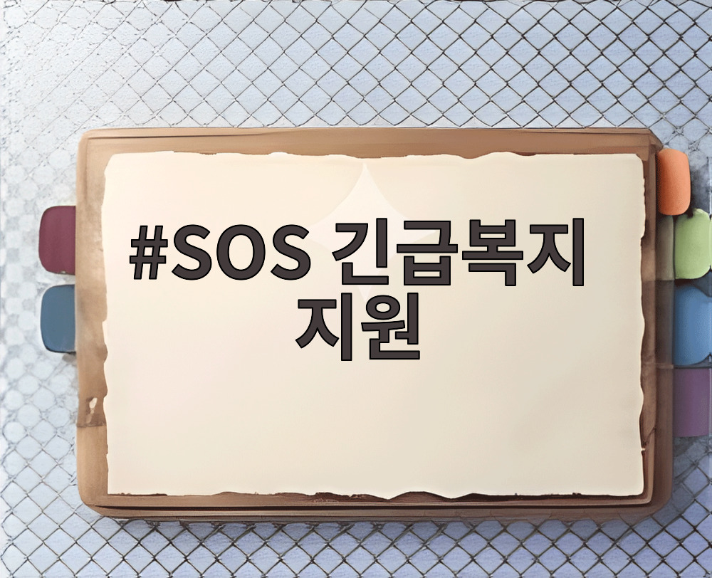 SOS 긴급복지 지원