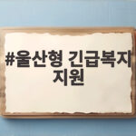 울산형 긴급복지 지원 위기 극복 울산형 긴급복지 지원