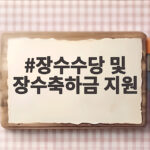 장수수당 및 장수축하금 지원 조건과 지급액을 한눈에 확인 장수수당 및 장수축하금 지원