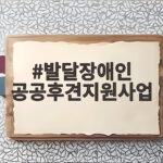 발달장애인 공공후견지원사업 신청 전에 꼭 확인할 비용과 절차 발달장애인 공공후견지원사업