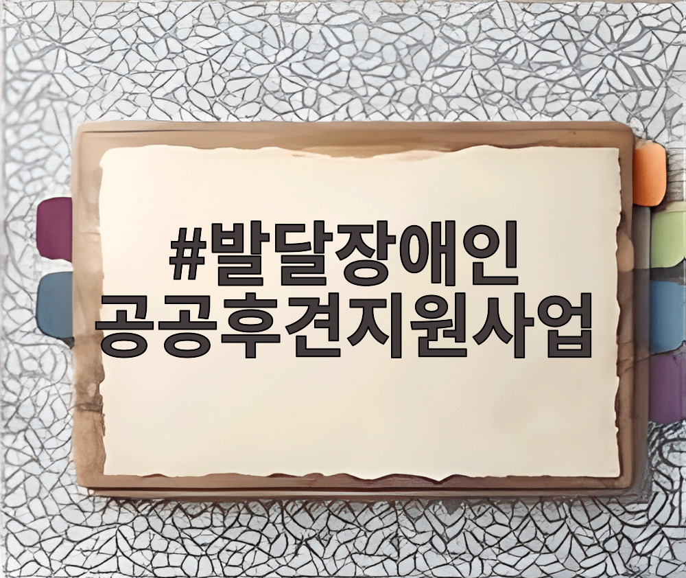 발달장애인 공공후견지원사업