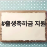 출생축하금 지원 기준과 신청 방법 이것만 확인하세요 출생축하금 지원
