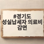 경기도 성실납세자 의료비 감면 신청 조건과 혜택 정리 경기도 성실납세자 의료비 감면