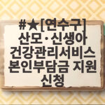 ★[연수구] 산모·신생아 건강관리서비스 본인부담금 지원 신청