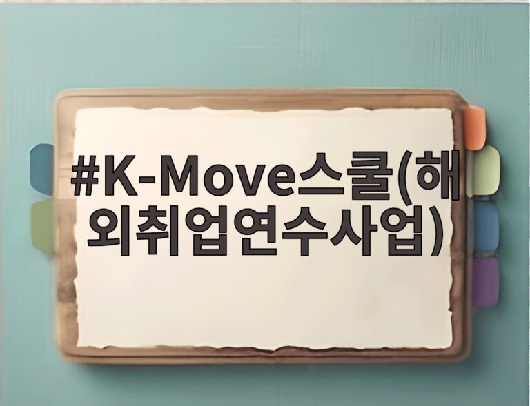 K-Move스쿨(해외취업연수사업)